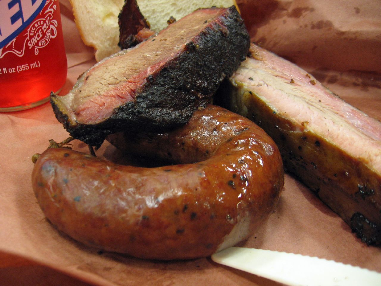 BBQ and Big Red at Kreuz Market, Lockhart