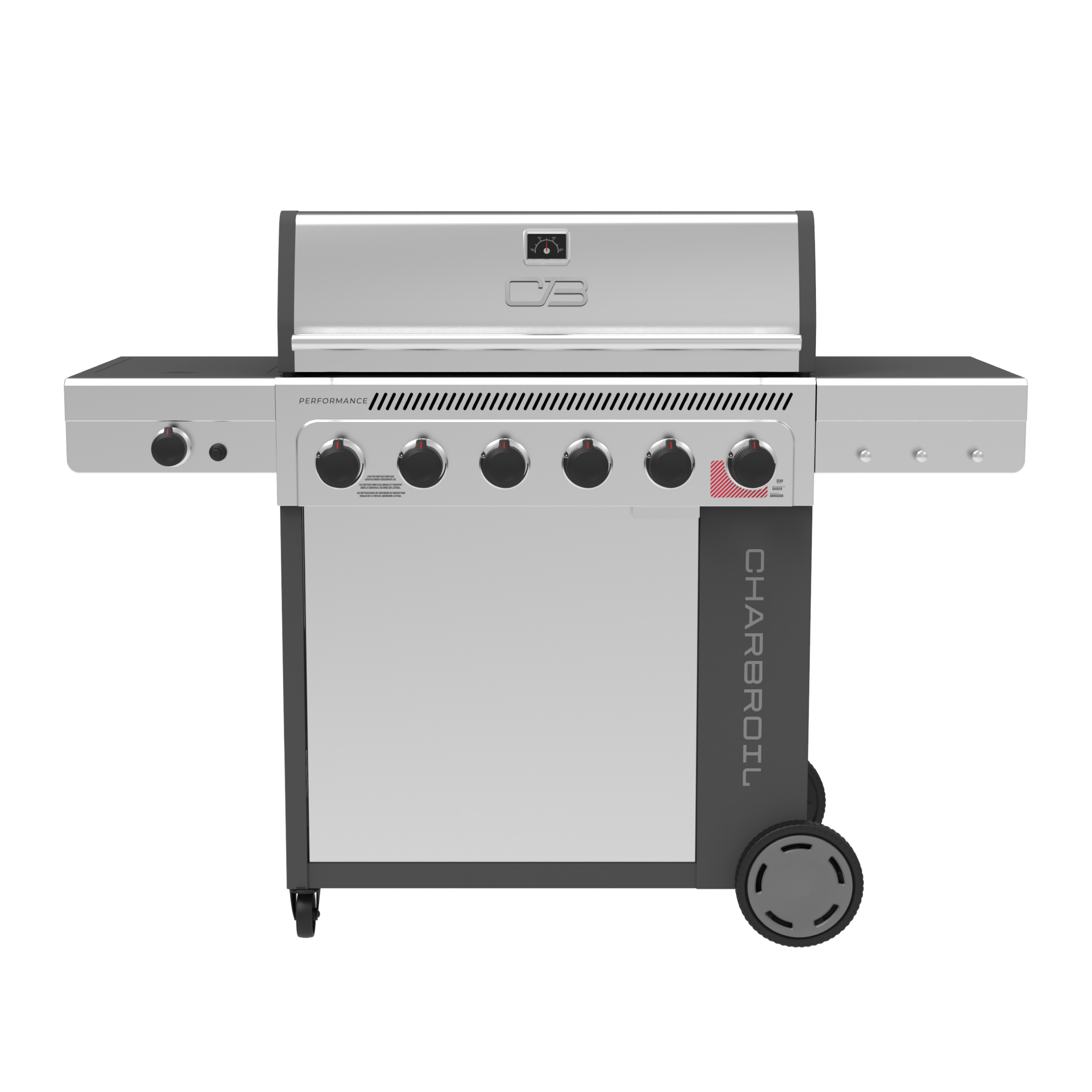 Char-Broil Performance Series FlavorMax 6-Burner Cabinet with Sear & Side Burner