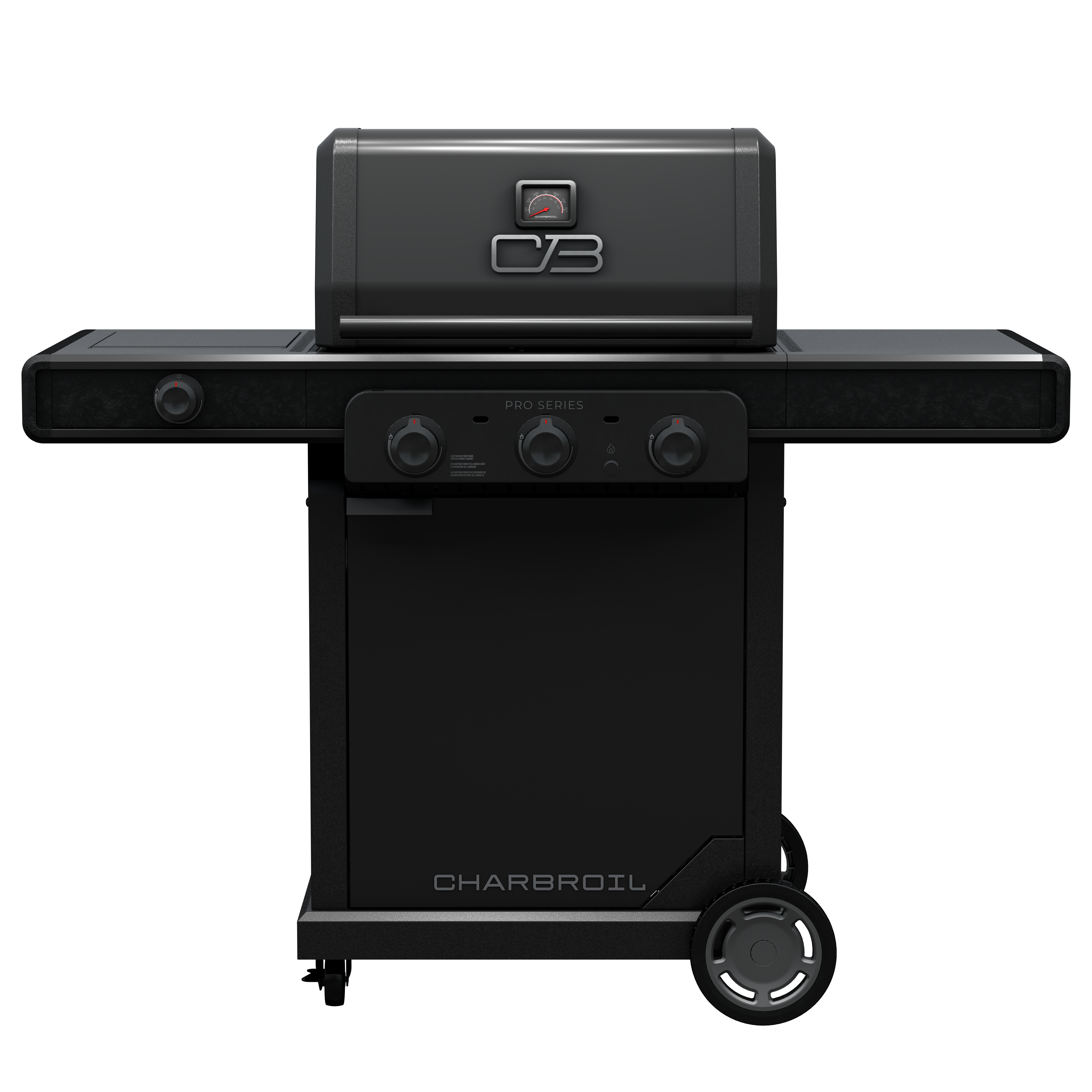 Char-Broil Pro Series 3-Burner Gas Grill and Griddle with Side Burner