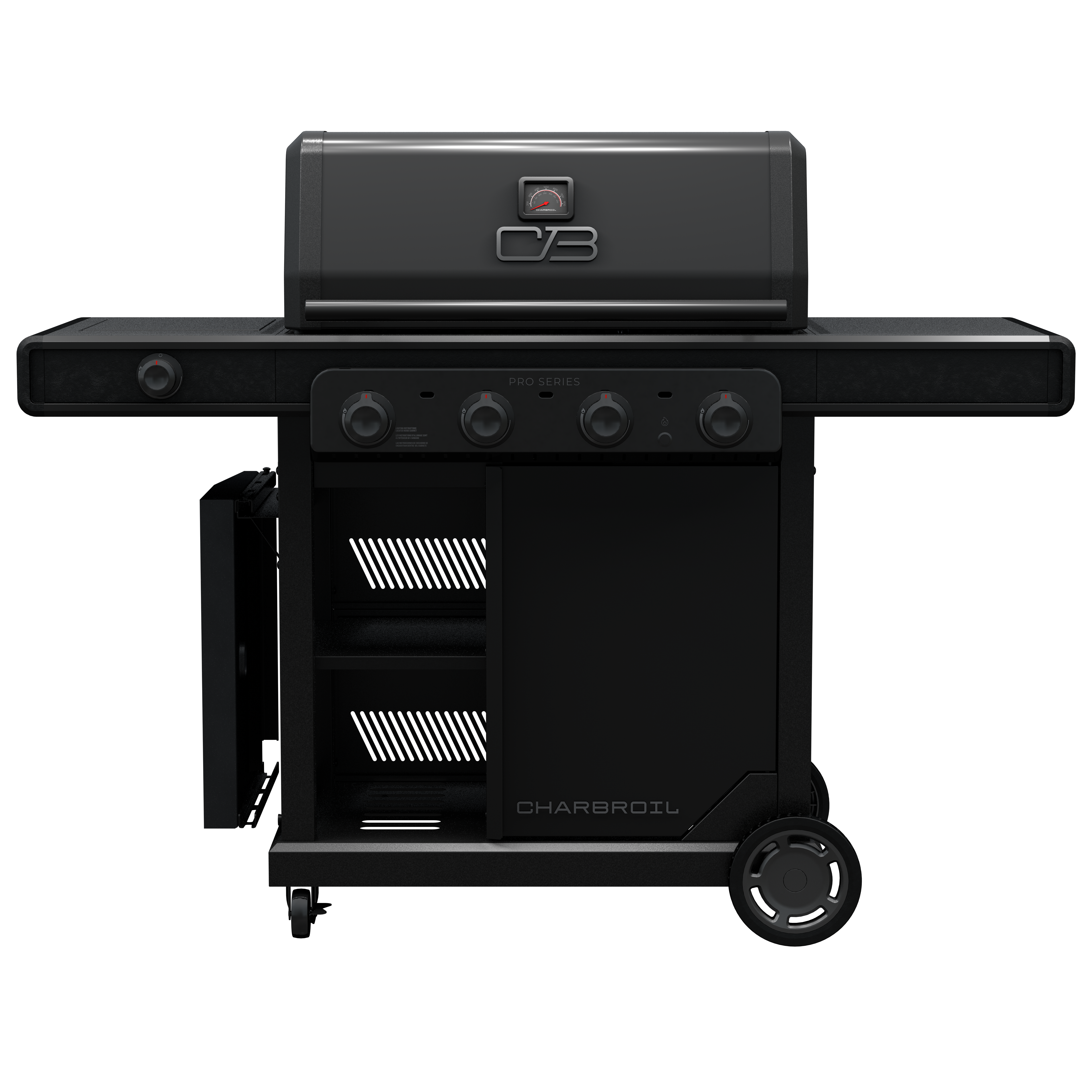Char-Broil Pro Series 4-Burner Gas Grill and Griddle with Side Burner