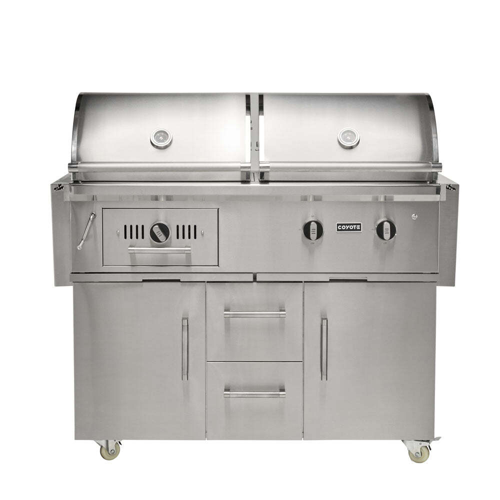 Coyote 50" Built-In Hybrid Gas/Charcoal Grill