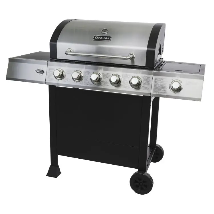 Dyna-Glo 5-Burner Open Cart Propane Gas Grill (DGB515SDP-D)