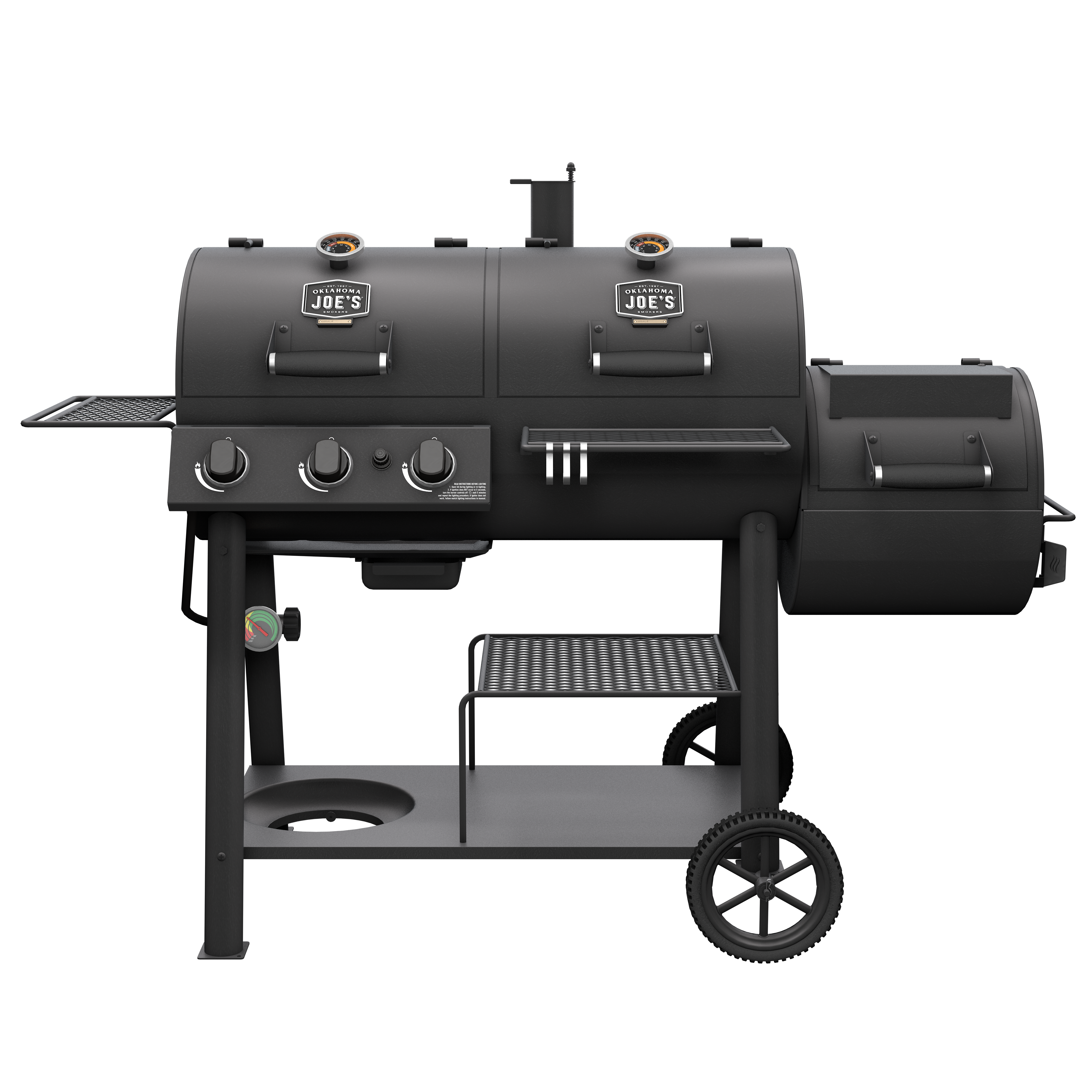 Oklahoma Joe's Canyon Combo DLX Gas Grill & Offset Smoker